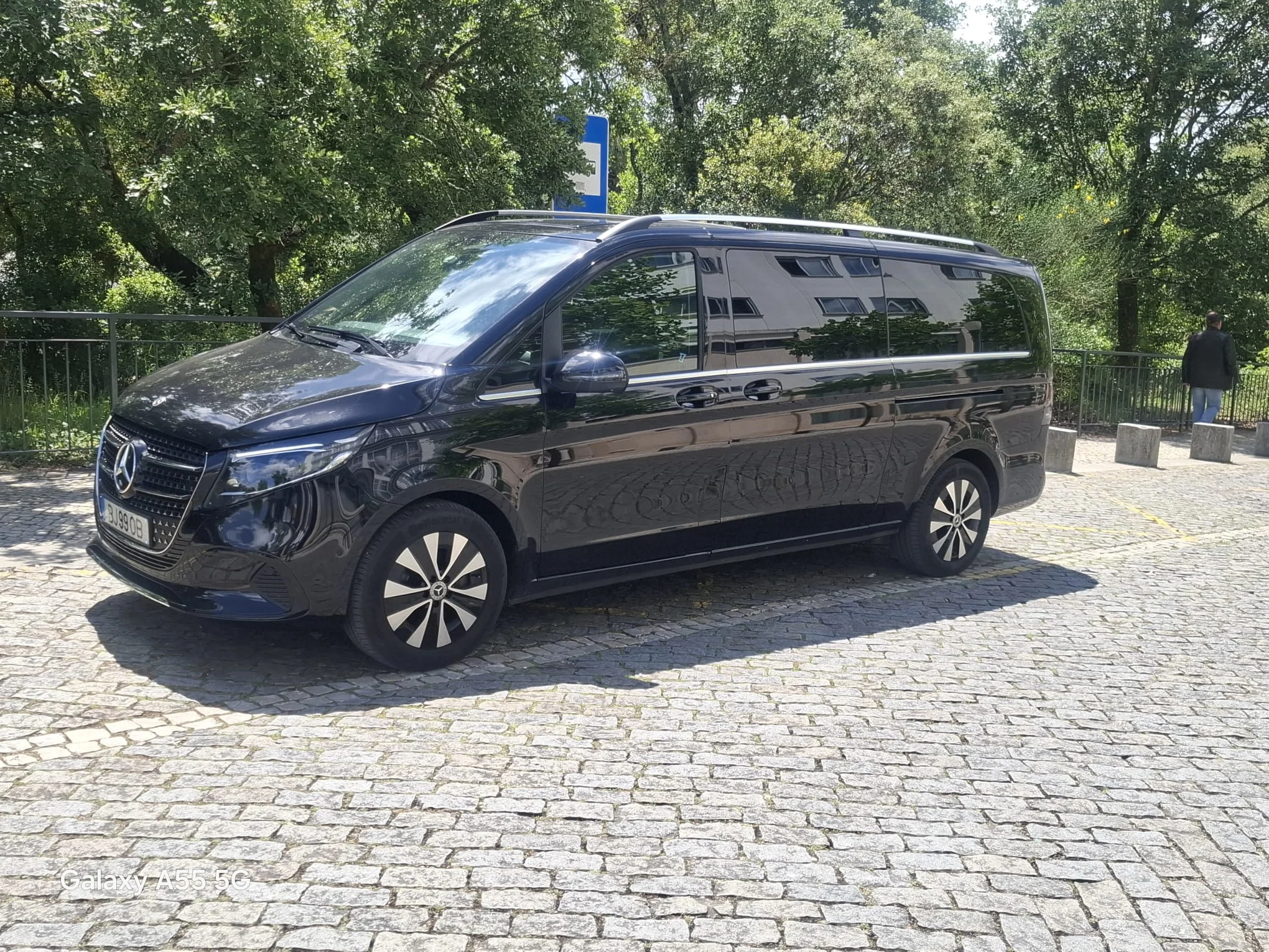 Mercedes-Benz V 250 d da frota Hupstour, 8 lugares